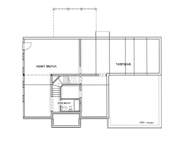 Lower Level image of AZALEA-A House Plan